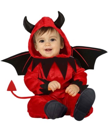 DISFRAZ DE DIABLILLO BEBE ALAS
