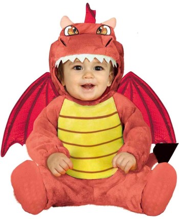 DISFRAZ DRAGON ROJO PARA BEBE