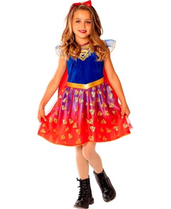 DISFRAZ DE SUPERGIRL INFANTIL DELUXE