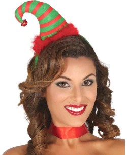 DIADEMA ELFO MINI TOCADO RAYAS