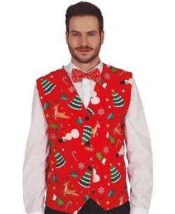 CHALECO NAVIDAD ROJO