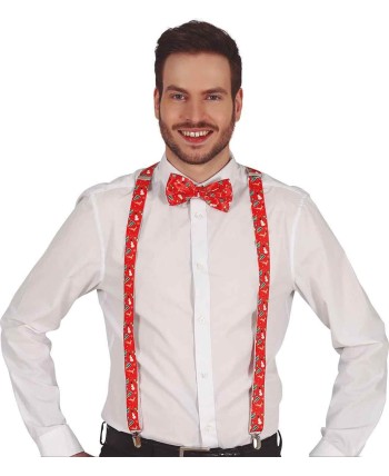 TIRANTES LUCES DE NAVIDAD ROJOS