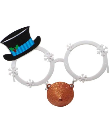 GAFAS MUÑECO DE NIEVE CON NARIZ