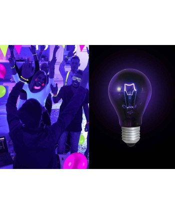 BOMBILLA DE LUZ NEGRA 220V