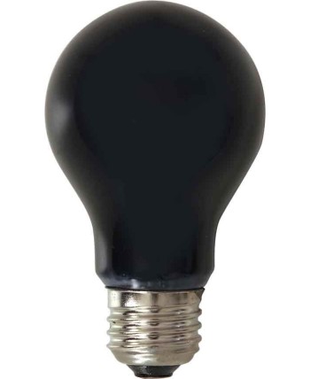 BOMBILLA DE LUZ NEGRA 220V