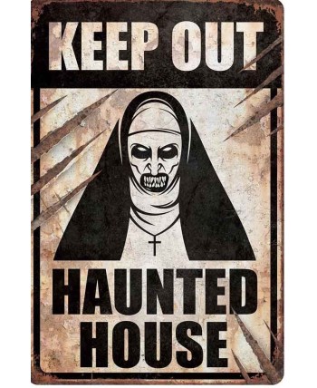 CARTEL DECORACION MONJA ASESINA