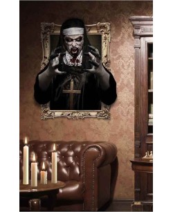 DECORACION MONJA ADHESIVO PARED 2