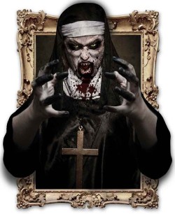 DECORACION MONJA ADHESIVO PARED