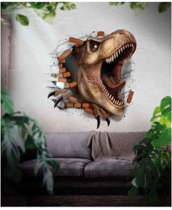DECORACION DINOSAURIO ADHESIVO PARED 2