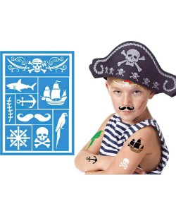 PLANTILLA MAQULLAJE PIRATA