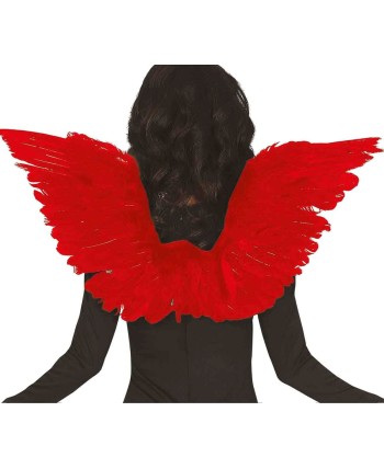 ALAS ROJAS PLUMAS PUNTAS