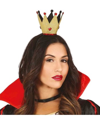 DIADEMA CORONA REINA DE CORAZONES MINI