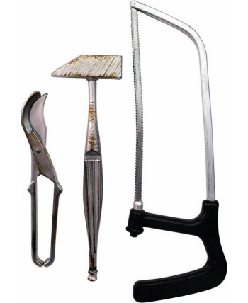 HERAMIENTAS DE CIRUJANO 3 PIEZAS PLASTICO