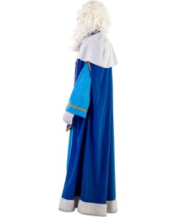 DISFRAZ DE REY MELCHOR AZUL Y DORADO ADULTO 2