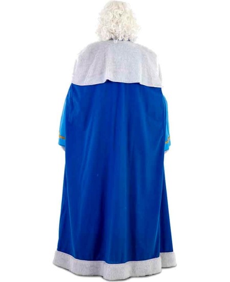 DISFRAZ DE REY MELCHOR AZUL Y DORADO PARA HOMBRE