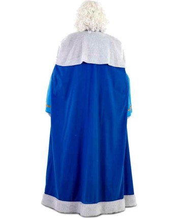 DISFRAZ DE REY MELCHOR AZUL Y DORADO ADULTO