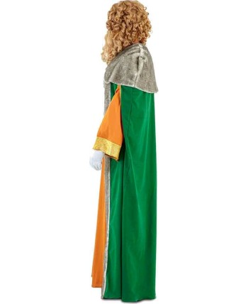 DISFRAZ DE REY GASPAR VERDE Y OCRE
