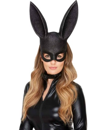 ANTIFAZ CONEJITA ARIANA NEGRO BRILLANTINA