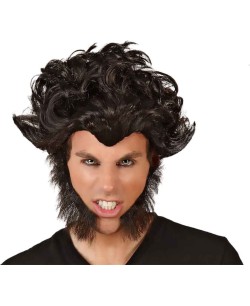 PELUCA HOMBRE LOBO CON PATILLAS