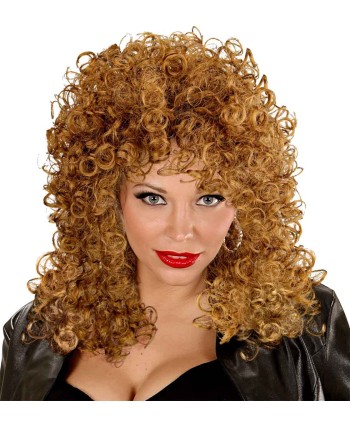 PELUCA RUBIA RIZADA