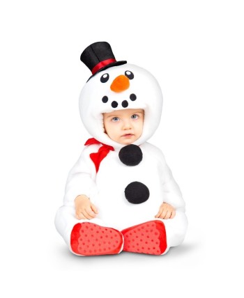 DISFRAZ DE MUÑECO DE NIEVE PARA BEBE