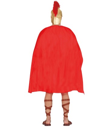 DISFRAZ DE GLADIADOR ROMANO CAPA ROJA