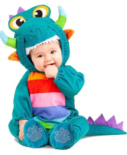 DISFRAZ DE DRAGON BEBE AZUL PARA BEBE