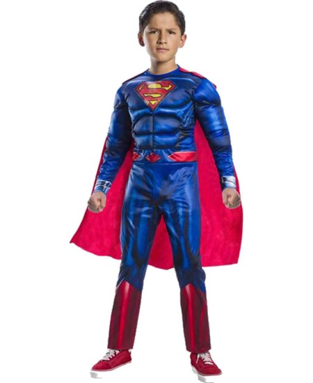DISFRAZ DE SUPERMAN MUSCULOSO PARA NIÑO
