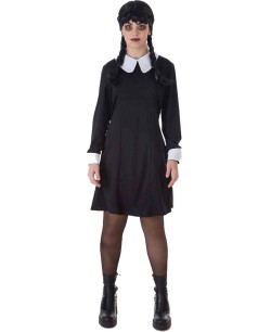 DISFRAZ DE MIERCOLES NEGRO MUJER