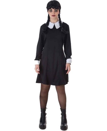 DISFRAZ DE MIERCOLES NEGRO MUJER