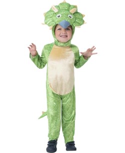 DISFRAZ DE DINOSAURIO TINY TRICERATOPS GIGANTOSAURUS