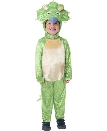 DISFRAZ DE DINOSAURIO TINY TRICERATOPS GIGANTOSAURUS