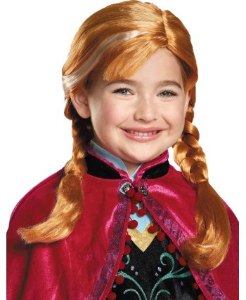 PELUCA ANNA FROZEN INFANTIL TRENZAS