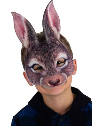 ANTIFAZ CONEJO MARRON INFANTIL
