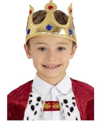CORONA DE REY MEDIEVAL TELA