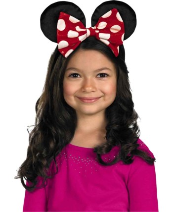 OREJAS MINNIE LAZO ROJO