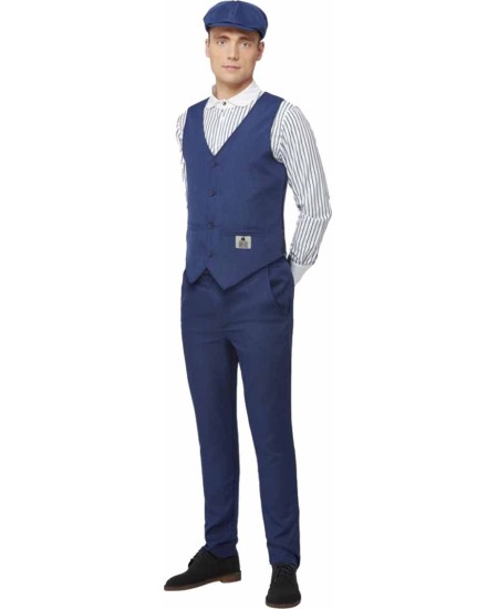 DISFRAZ DE PEAKY BLINDERS THOMAS SHELBY AZUL PARA HOMBRE