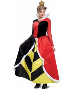 DISFRAZ DE REINA DE CORAZONES DELUXE PARA MUJER
