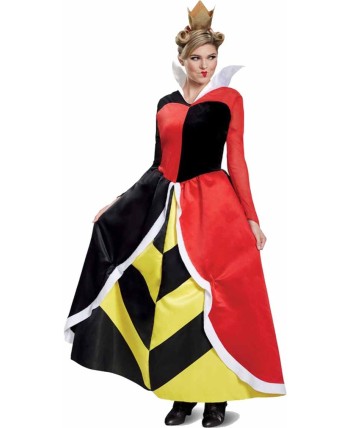 DISFRAZ DE REINA DE CORAZONES DELUXE PARA MUJER