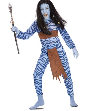 DISFRAZ DE GUERRERA  JUNGLA NIÑA