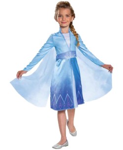 DISFRAZ DE ELSA TRAVELLING DELUXE PARA NIÑA