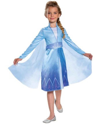 DISFRAZ DE ELSA TRAVELLING DELUXE PARA NIÑA