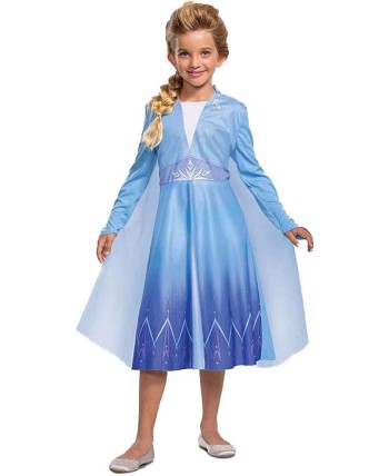 DISFRAZ DE ELSA TRAVELLING INFANTIL