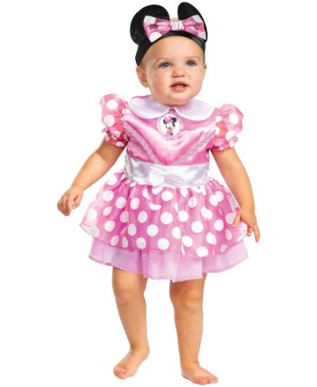 DISFRAZ DE MINNIE ROSA BEBE