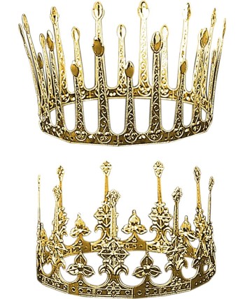 CORONA ALUMINIO DORADA