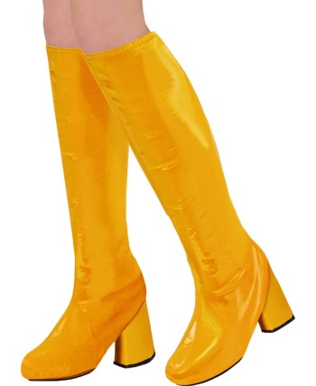 PAR DE CUBREBOTAS AMARILLO OCRE