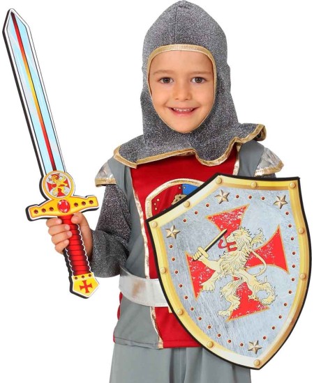 SET ESPADA Y ESCUDO MEDIEVAL FOAM