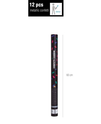 CAÑON CONFETTI PAPEL 60 CMS