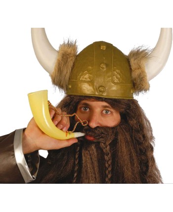 CUERNO VIKINGO CON CUERDA
