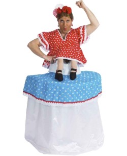 DISFRAZ DE MUÑECA FOLCLORICA ADULTO